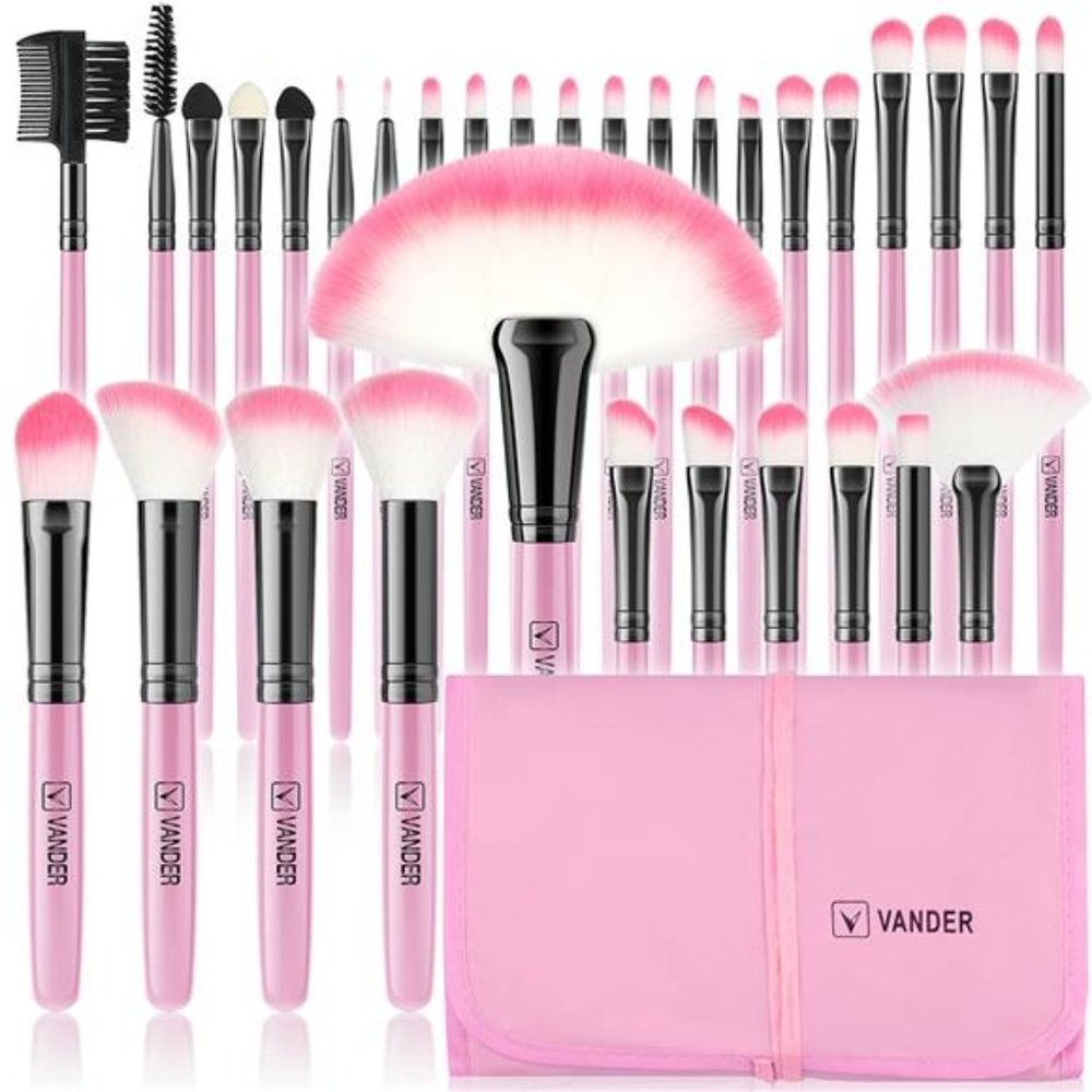 Makeup Brushes 32pcs Professional Cosmetic Eyebrow Shadow Makeup Brush Set Kit